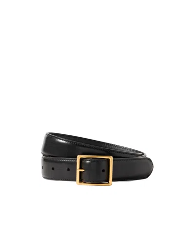 Nili Lotan Gabriele Leather Belt In Black