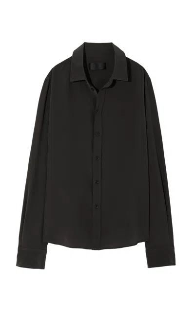 Nili Lotan Gaia Slim Shirt In Black