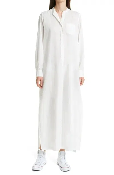 Nili Lotan Galabeya Beach Dress In White