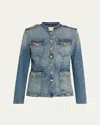 Nili Lotan Geraldine Denim Jacket In Geraldine Denim Jacket