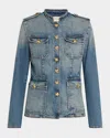 Nili Lotan Geraldine Denim Jacket In Geraldine Denim Jacket