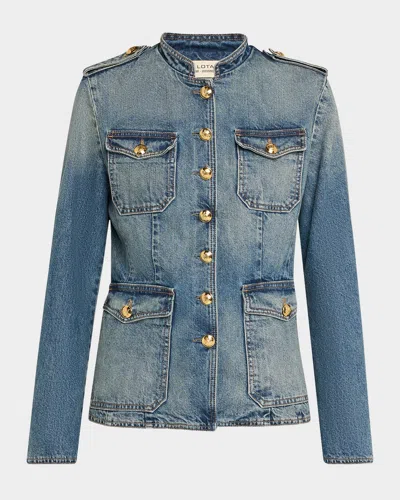 NILI LOTAN GERALDINE DENIM JACKET