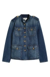 Nili Lotan Geraldine Denim Jacket In Simon Wash