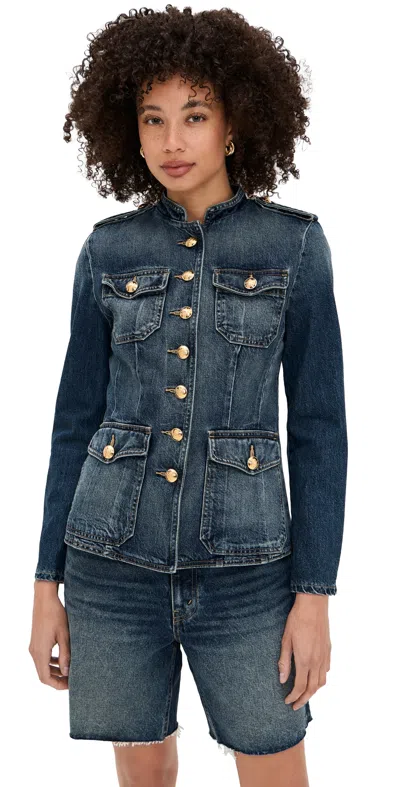 Nili Lotan Geraldine Denim Jacket Simon Wash