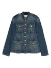 Shop Nili Lotan Geraldine Jacket In 蓝色