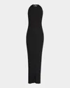 Nili Lotan Gertrude Halter Maxi Sweater Dress