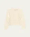 Nili Lotan Gibson Scallop Floral Lace Sweater