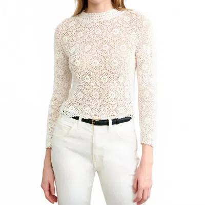 NILI LOTAN GIBSON SWEATER IN IVORY