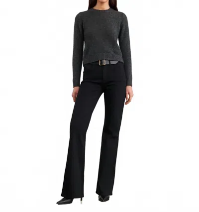 Nili Lotan Gwendolyn Sweater In Charcoal In Black