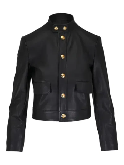 Nili Lotan Hadley Jacket Made Of Leather In Black