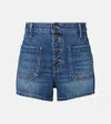 Nili Lotan Harley Denim Shorts Classic Wash