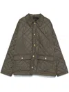 Nili Lotan Helah Quilted Shell Jacket In Green