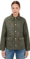 Nili Lotan Helah Quilted Shell Jacket In Army Green