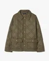 Nili Lotan Helah Quilted Parka In Green