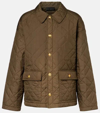 Nili Lotan Helah Quilted Puffer Jacket In Brown