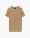 Nili Lotan Hettie Silk Knit Tee In Brown