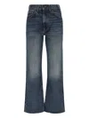 Nili Lotan High-waisted Blue Denim Jeans In Blue