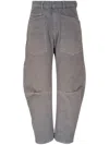 Nili Lotan High-waisted Corduroy Trousers In Gray