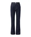 Nili Lotan High-waisted Straight Leg Jeans In Blue