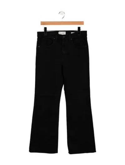 Pre-owned Nili Lotan High-rise Flared Jeans In Black
