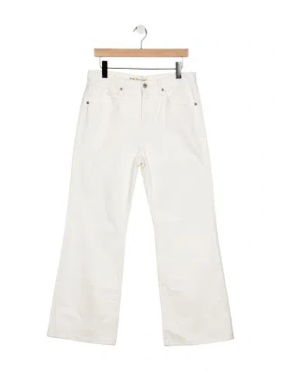 Pre-owned Nili Lotan High-rise Flared Jeans In Blue