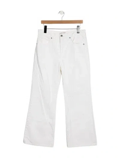 Pre-owned Nili Lotan High-rise Flared Jeans In Blue