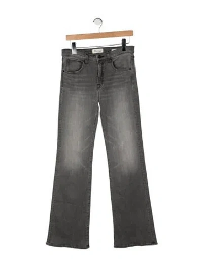 Pre-owned Nili Lotan High-rise Flared Jeans In Green