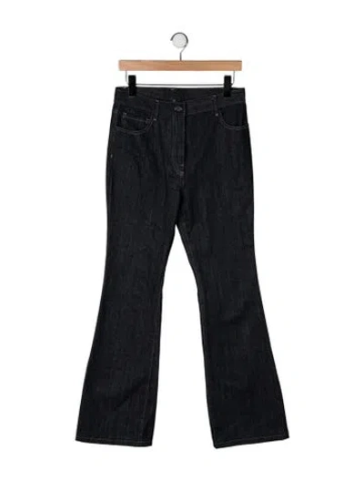 Pre-owned Nili Lotan High-rise Flared Jeans In Multi