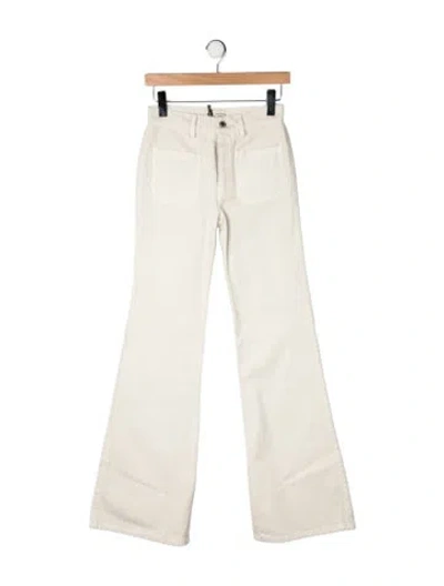 Pre-owned Nili Lotan High-rise Flared Jeans In Multicolor