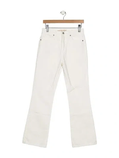 Pre-owned Nili Lotan High-rise Flared Jeans In Neutral
