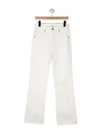 Pre-owned Nili Lotan High-rise Flared Jeans In Neutral