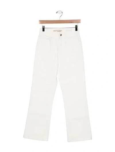 Pre-owned Nili Lotan High-rise Flared Jeans In Neutral