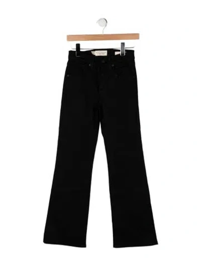 Pre-owned Nili Lotan High-rise Flared Jeans W/ Tags In Black