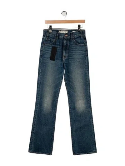 Pre-owned Nili Lotan High-rise Flared Jeans W/ Tags In Blue