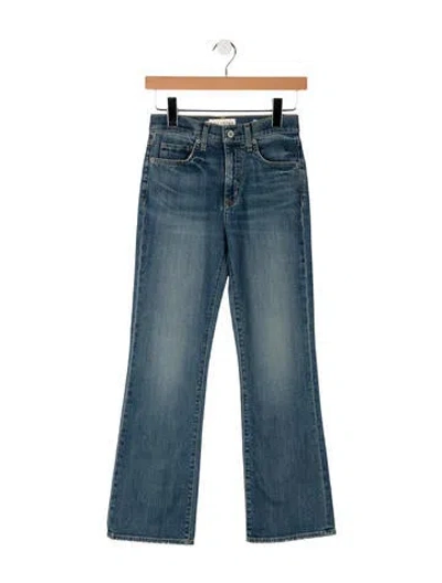Pre-owned Nili Lotan High-rise Flared Jeans W/ Tags In Blue