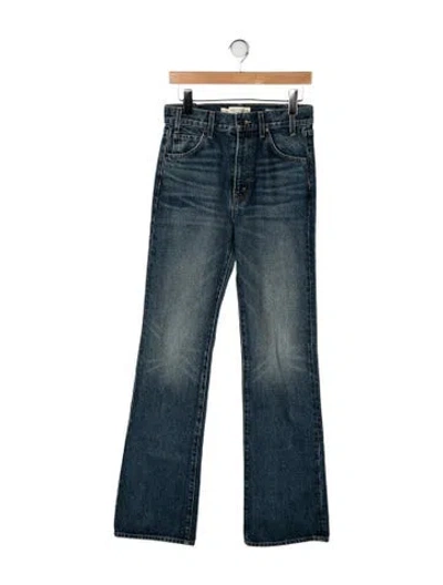 Pre-owned Nili Lotan High-rise Flared Jeans W/ Tags In Blue