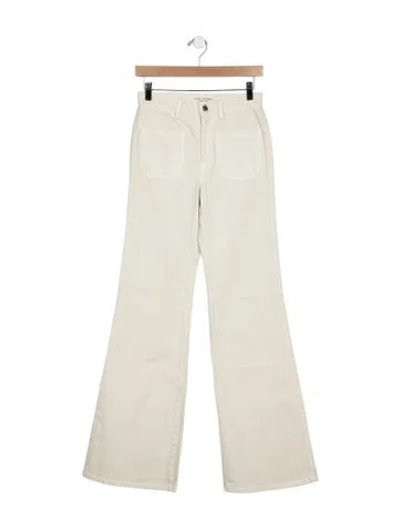 Pre-owned Nili Lotan High-rise Flared Jeans W/ Tags In Neutral