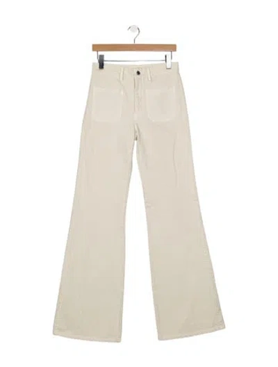 Pre-owned Nili Lotan High-rise Flared Jeans W/ Tags In Neutrals
