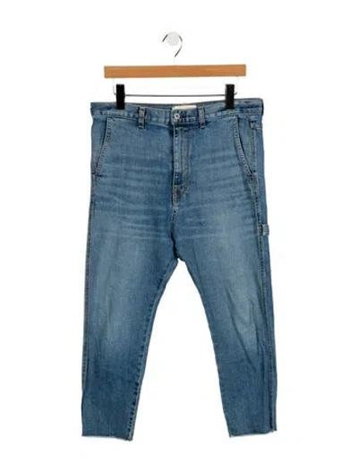 Pre-owned Nili Lotan High-rise Skinny Leg Jeans In Blue