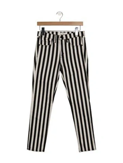 Pre-owned Nili Lotan High-rise Skinny Leg Jeans In Multi