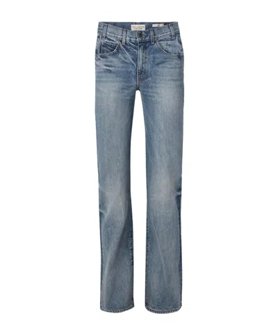 Nili Lotan High-rise Straight-leg Jeans In Blue