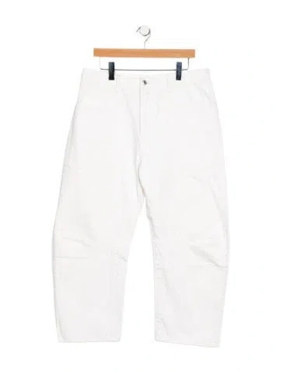 Pre-owned Nili Lotan High-rise Wide Leg Jeans In Blue