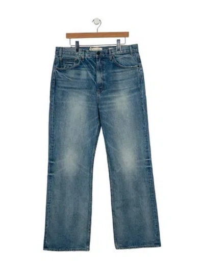 Pre-owned Nili Lotan High-rise Wide Leg Jeans W/ Tags In Blue