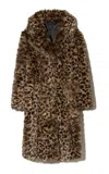 Nili Lotan Ingrid Shearling Coat In Brown