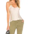 Shop Nili Lotan Isabella Cami Top In Ivory In Beige
