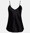 Nili Lotan Isabella Silk Satin Camisole In Black
