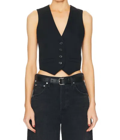 Nili Lotan Ismael Tailored Vest In Black