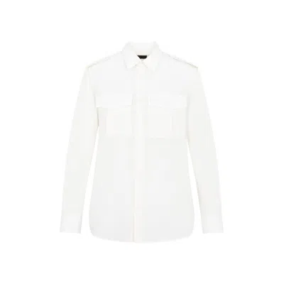Nili Lotan Ivy Ivory Jeanette Silk Shirt