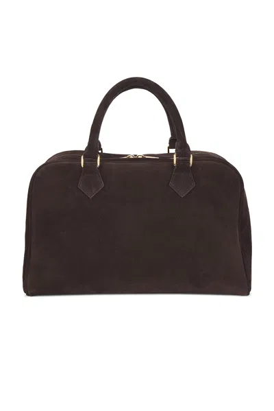 Nili Lotan Jaclyn Suede Shoulder Bag In Brown