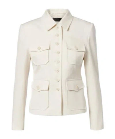 Nili Lotan Jamison Virgin Wool Jacket In Neutral